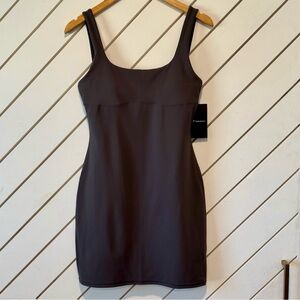 Fabletics - Pureluxe Mini Dress - Taupe Slate - Size M - NWT